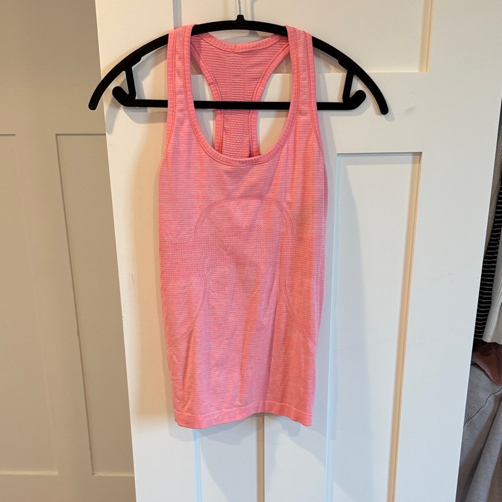 Lululemon Athletica Coral Racerback Tank Top